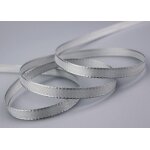 Ruban dcoratif en tissu gris clair - 50 m x 8 mm - pour dcoration de table de mariage, pques - pour ...