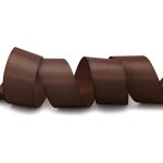 Ruban décoratif en tissu marron - 50 m x 40 mm - décoration de table de mariage, de pâques - pour la ... Ruban décoratif en tissu marron - 50 m x 40 mm - décoration de table de mariage, de pâques - pour la ...