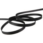 Ruban dcoratif en tissu noir - 50 m x 8 mm - dcoration de table de mariage, de pques - pour la fabrication ...