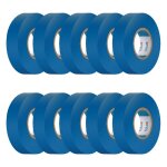 Ruban isolant electrique jaune 19mmx25m10 pi�ces pvc r�parer et attacher, nastre adh�sif, 7 couleurs ...