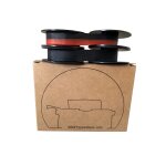 Ruban de machine a ecrire olympia - bsie typewriters (1 black & red + 1 black)