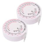 Ruban de mesure imc 2 pi�ces, ruban de mesure du corps, ruban a mesurer pour r�gime et perte de poids, ...