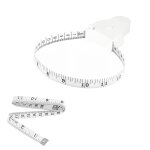 Ruban a mesurer r�tractable (blanc), r�gle de mesure du corps r�versible 150 cm / 59 pouces, outil pour ...