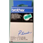 Rubans pour p - touch 500 / 8e / 2000 / 3000 / 5000 - l: 7. 7 m - h: 12 mm - tc 701 - caractres noirs ...