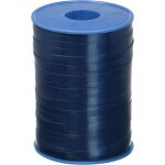 Ruban paquet cadeau bleu fonc�, 500 m de bolduc pour emballage, bolduc largeur 5 mm, accessoire de d�coration ...