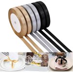 Ruban de satin arc - en - ciel en polyester pour emballage cadeau, mariage, fte prnatale, noeuds, dcoration ...