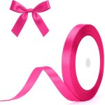 Ruban satin rose profond 20 mm x 22 m ruban cadeau emballage - pour emballage cadeau, a la main, d�coration ...