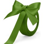 Ruban satin, ruban vert, ruban vert sauge, ruban cadeau, ruban tissu, ruban ballon, ruban satin vert, ...