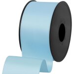 Ruban satin - 50 mm x 25 m, double face 100% polyester pour mariages, emballages cadeaux, compositions ...