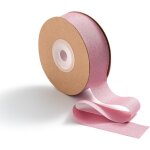 Ruban de soie rose - ruban cadeau en tissu - vieux rose - ruban dcoratif pour mariage - 2, 5 cm x 23 ...