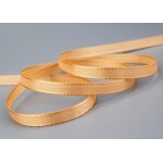 Ruban taffetas en tissu abricot - 50 m x 8 mm - pour dcoration de table, mariage, pques, fabrication ...