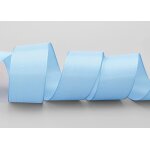 Ruban en taftband bleu clair 50 m x 40 mm - ruban dcoratif en tissu - dcoration de table de mariage ...