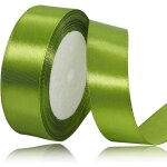 Ruban vert olive 25 mm x 23 m - pour d�coration de cadeau de mariage, bapt�me et anniversaire, travaux ...