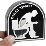 Sablier de toilettes, sablier de 5 minutes, minuterie de salle de bain, impressions amusantes, décoration ... Sablier de toilettes, sablier de 5 minutes, minuterie de salle de bain, impressions amusantes, décoration ...