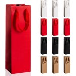 Sacs cadeaux de bouteilles, 12 pcs sacs cadeaux en papier kraft pour vin avec poignes, emballage cadeau ...