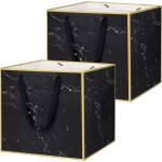 Sacs cadeaux grand 11. 8 inch, 2 pices pochettes cadeaux carrs avec anse, sacs de faveur pour fte ...