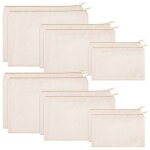 Sac a cosm�tiques en toile, pochette a cosm�tiques polyvalente, sacs de maquillage a fermeture eclair, ...