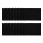 Sacs a cosmtiques en toile vierge, pochette avec fermeture eclair, etui pour stylo a crayon, sacs artisanaux ...