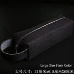 Sac a crayons en feutre a fermeture eclair cr�ative minimaliste 1 pi�ce, sac de rangement en tissu, bo�te ...