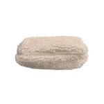 Sac a crayons en laine d'agneau, pochette pour stylos, pour filles, femmes, ecole, bureau