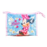 Sac  dos (bagages, sacs, cartables, trousses, parapluie. ) minnie fantaisie trousse qe4683 bleu 22x17x7cm ...