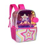 Sac a dos pour filles avec bote a lunch et etui a crayons, cartable 3 en 1 pour l'cole, elves du primaire ...