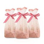 Sacs friandises roses lot 50 - drag�es biscuits bonbons - conservation alimentaire