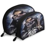 Sacs a main sur mesure motif tte de mort dans le feu - sacs a main, pochettes, portefeuilles, cosmtiques, ...