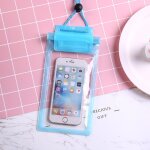 Sac de natation transparent scell, sac etanche universel pour smartphone, pochette de cou pour tlphone ...