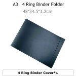 Sac en papier transparent paysage a3 pour documents , classeur a 11 anneaux,  protecteur d'valuation ...