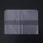 Sac de rangement pour cartes de visite a5 a6 en pvc transparent, sac de rangement pour cartes de visite, ...