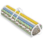 Sac de rangement cylindrique pour rouleaux de papier cadeau de no�l , boules de no�l , guirlandes , lumi�res ...