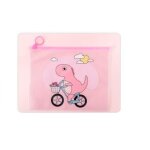 Sac de rangement etanche dinosaure a5 , 1 pice, kawaii, classeur, document, papier, crayon, stylo, carnet ...
