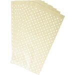 Un sachet de 50 pochettes kraft - 16x30 + 5cm - motif : etoiles - idal pour : confiseries, bonbons, ...
