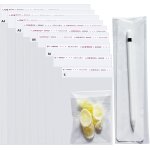 Sachets plastique transparent long cellophane sacs auto - adh��sif 5. 5x22cm, petits sacs effacer signet ...