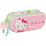 Safta hello kitty 3d trousse double 3d, trousse pour enfant, idale pour les enfants d'ge scolaire, ...