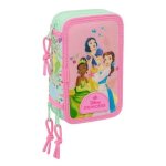 Safta - trousse - triple, 37 pcs - disney princesses  bloom