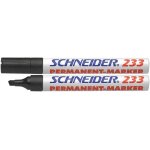 Schneider lot de 10 marqueurs permanent 233, pointe biseaut�e, noir
