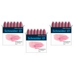 Schneider lot de 3 cartouches d'encre rose bo�te 6 pi�ces