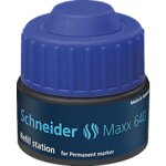 Schneider lot de 3 stations de recharge maxx 640 bleu pour marqueur permanent