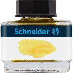 Schneider flacon en verre 15 ml encre liquide pour stylo plume pastel lemon cake