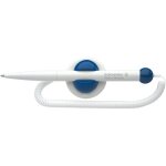 Schneider klick - fix - pen stylo bille sur socle cordon spirale m / bleu lot de 10
