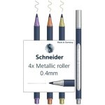 Schneider ml05011501 lot de 4 stylos a bille métalliques (epaisseur de trait 0, 4 mm, encre hautement ... Schneider ml05011501 lot de 4 stylos a bille métalliques (epaisseur de trait 0, 4 mm, encre hautement ...