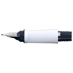 Schneider partie avant l gaucher stylo a plume ray bleu indigo - gris clair