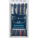 Schneider roller a encre one business 06 pochette 4 assorti