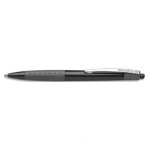 Schneider stylo bille rtractable loox avec grip caoutchouc et clip en mtal. encre noire