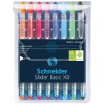 Schneider stylo a bille slider basic pte extra large colours pochette 8