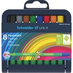 Schneider stylo feutre fibre combinable link - it 1, 0 assorti etui chevalet box 8