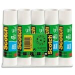 Scotch lot de 5 batons de colle economique de 21 grammes 85376