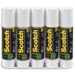 Scotch lot de 5 batons de colle economique de 8 grammes